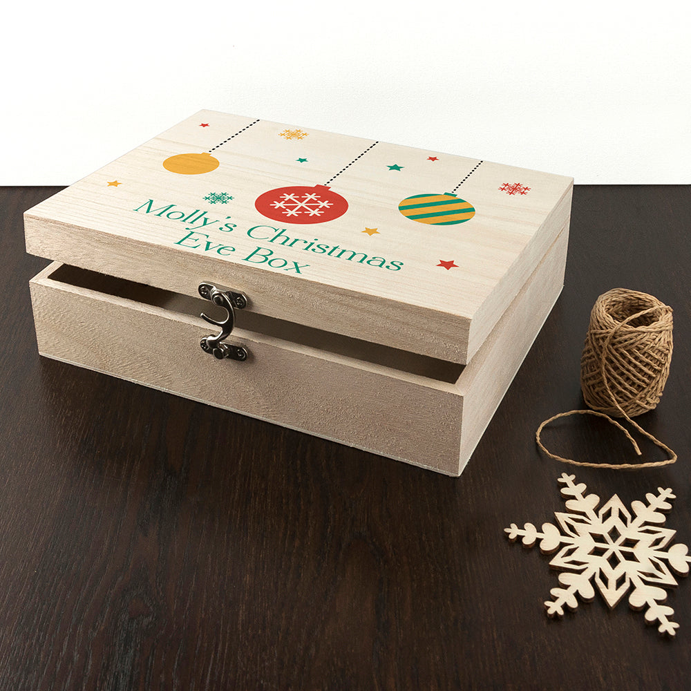 Personalised Bauble Christmas Eve Box