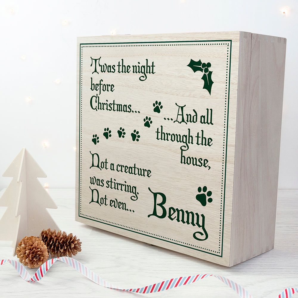 Personalised Pets T'was The Night Before Christmas Eve Box