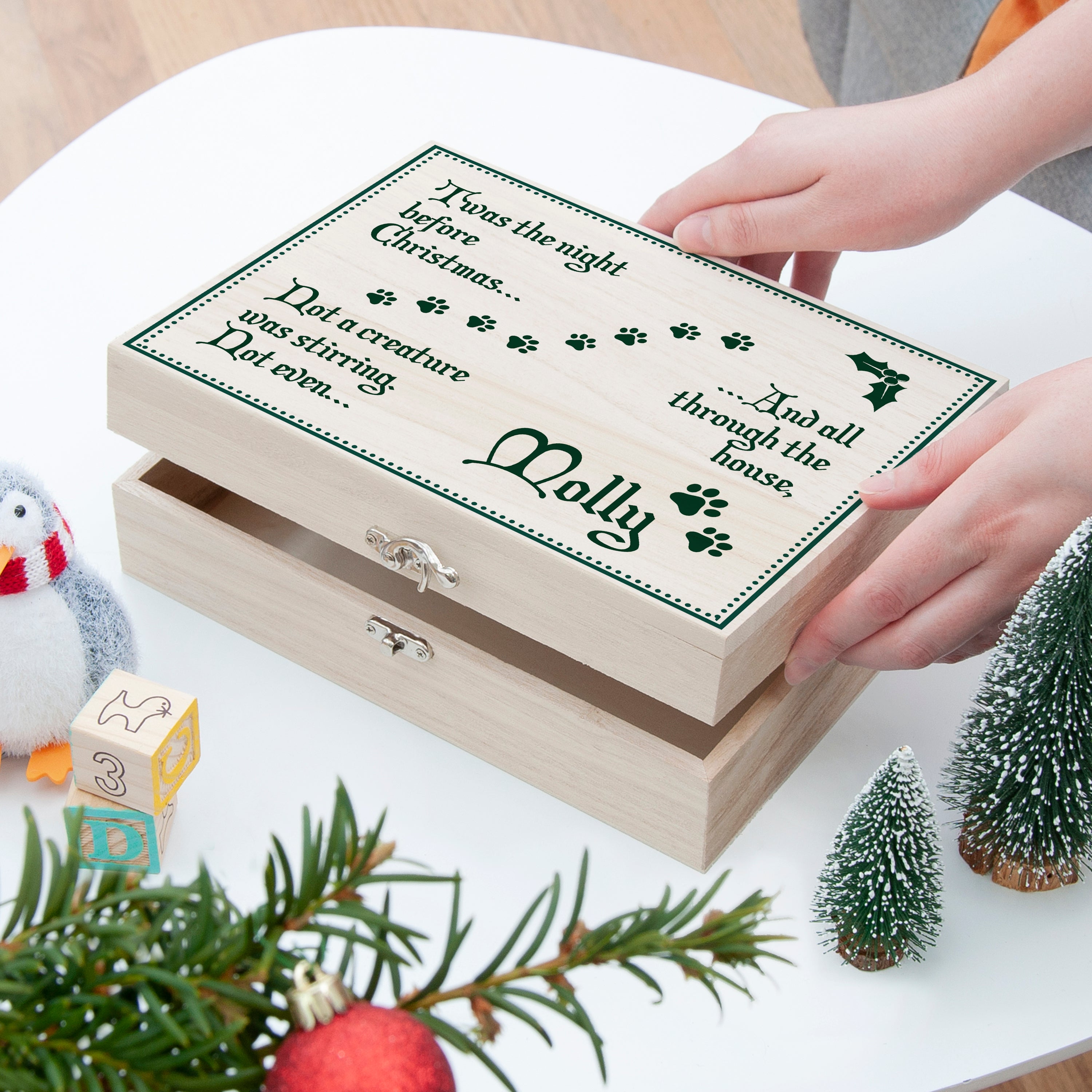 Personalised Pets T'was The Night Before Christmas Eve Box
