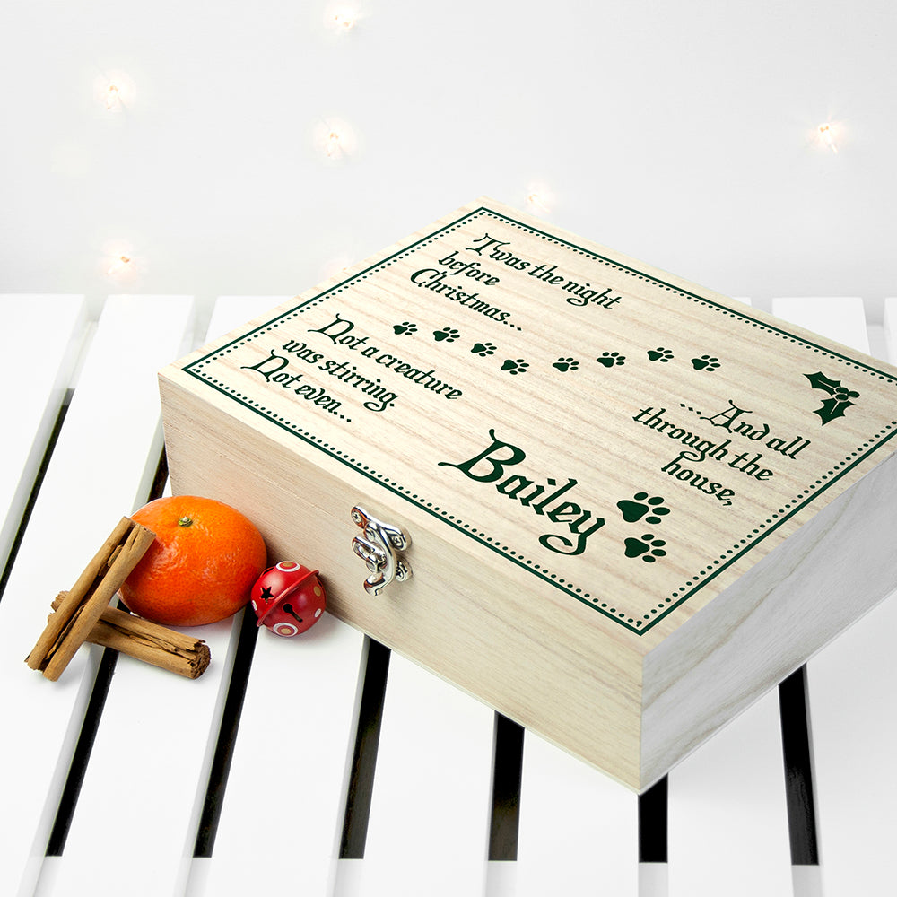 Personalised Pets T'was The Night Before Christmas Eve Box