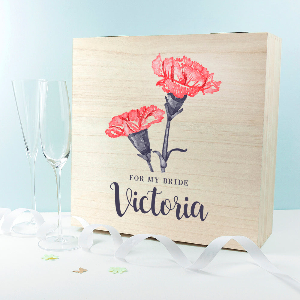 Personalised For My Bride on Our Wedding Day Box