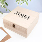 Personalised For My Groom on Our Wedding Day Box
