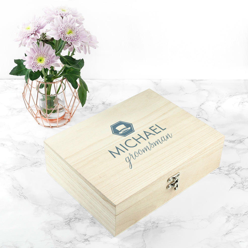 Personalised Classic Groomsman Box