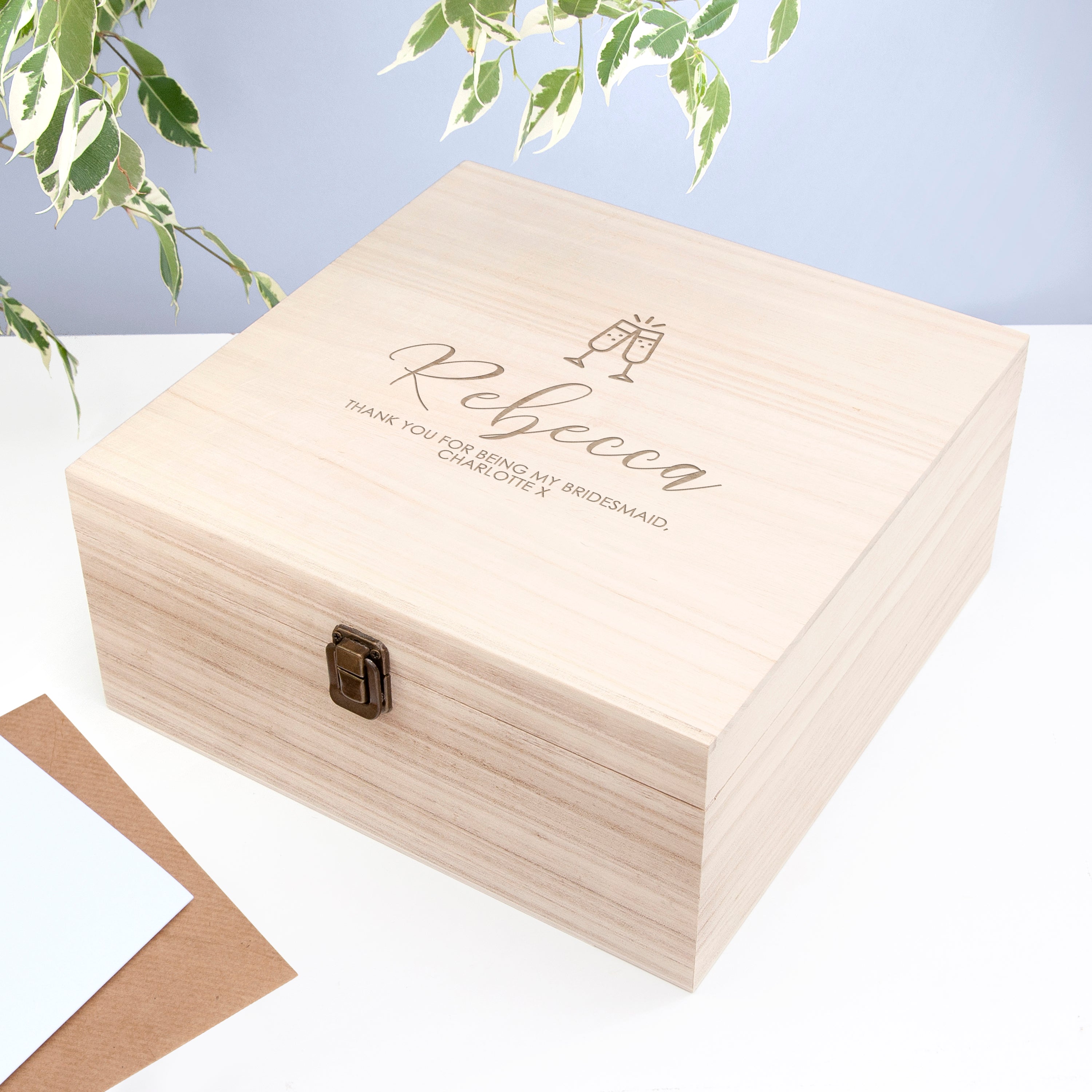 Personalised Elegant Wedding Box