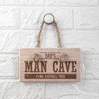 Personalised MAN CAVE Wooden Sign