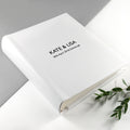 White Leather Photo Album