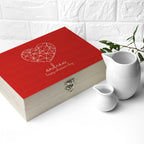 Personalised Geometric Heart Tea Box