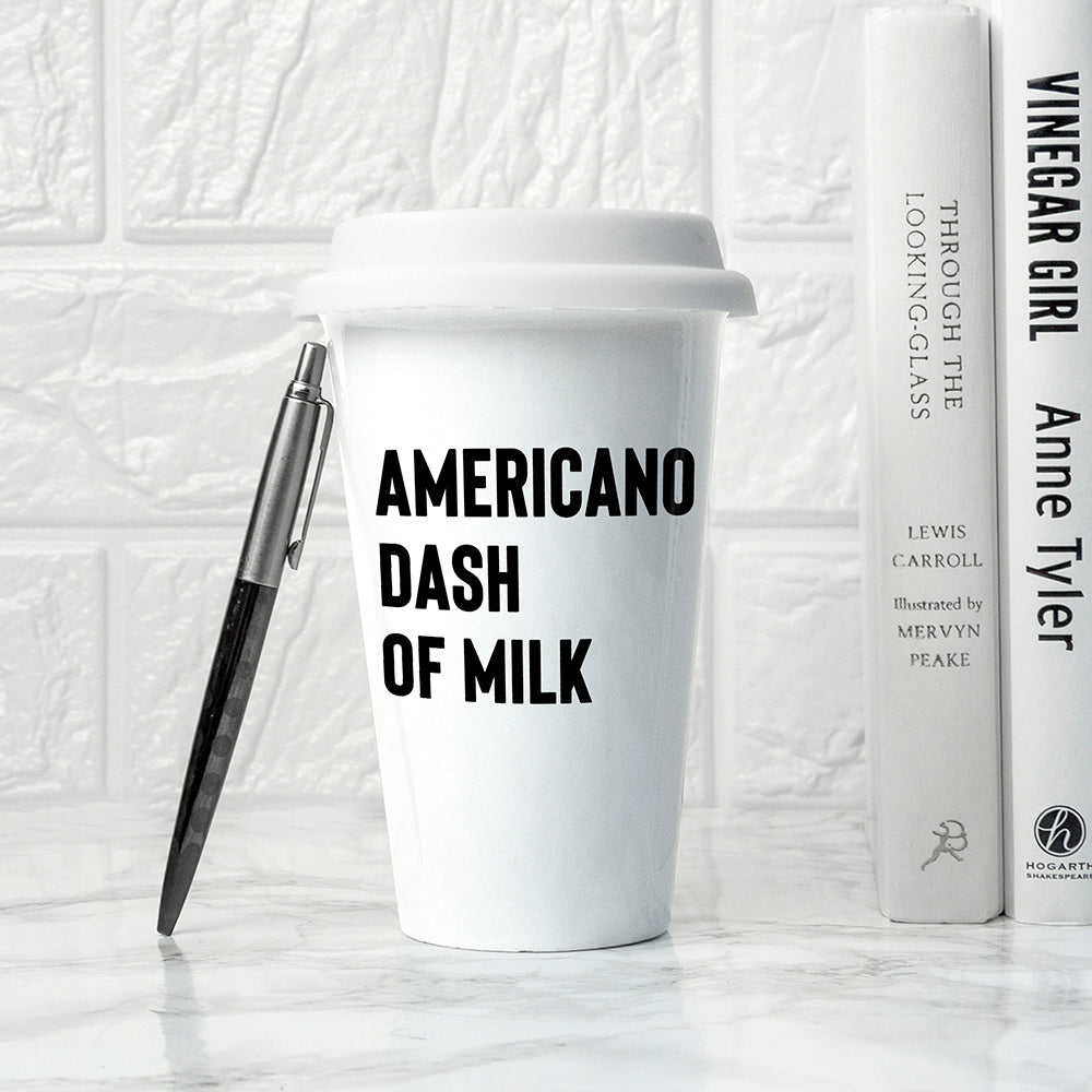 Personalised My Order Ceramic Travel Mug