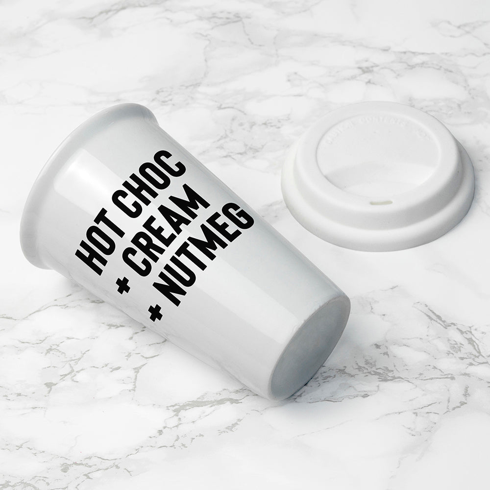 Personalised My Order Ceramic Travel Mug