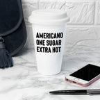 Personalised My Order Ceramic Travel Mug