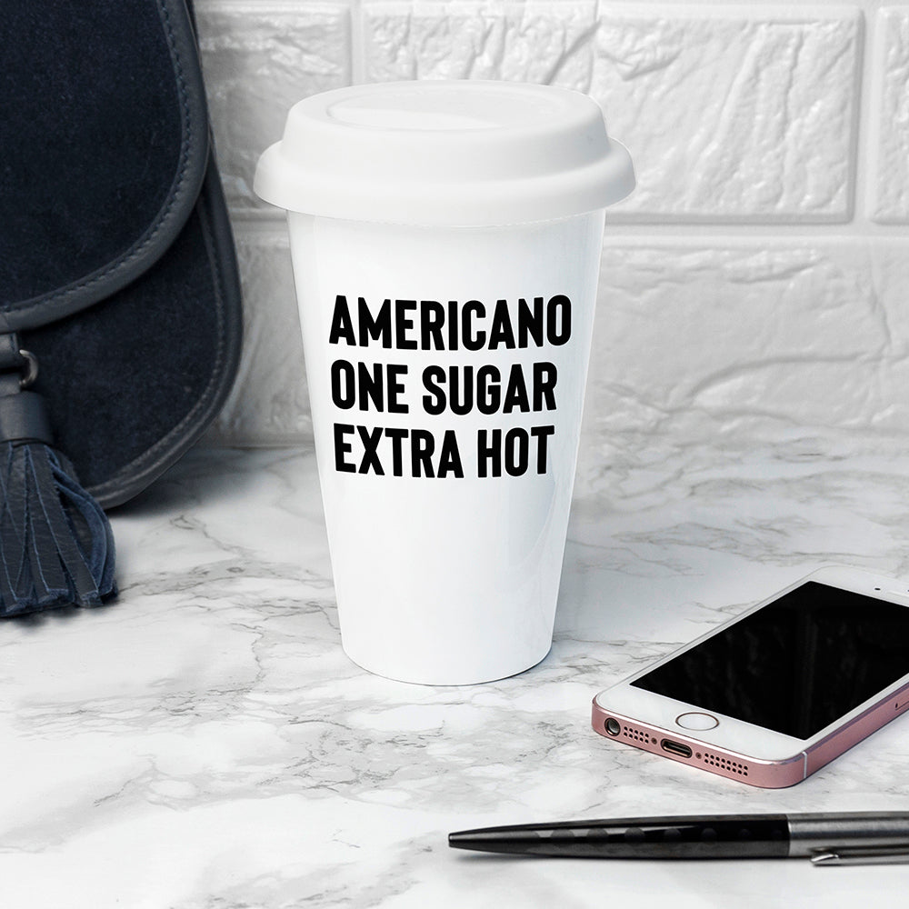 Personalised My Order Ceramic Travel Mug