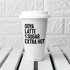 Personalised My Order Ceramic Travel Mug