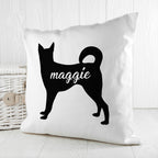 Personalised Husky Silhouette Cushion Cover