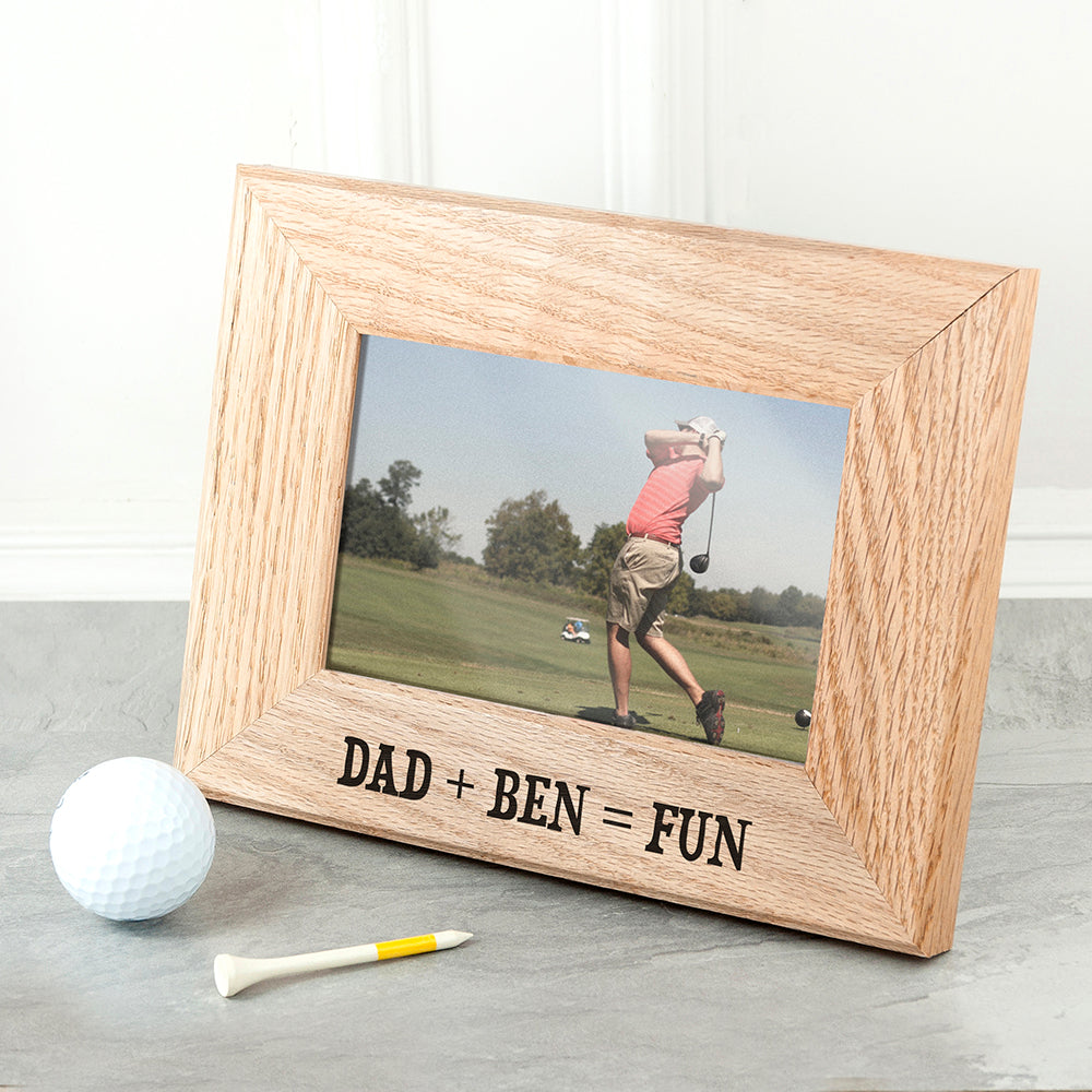 Wordsworth Collection Fun with Dad Engraved Photo Frame