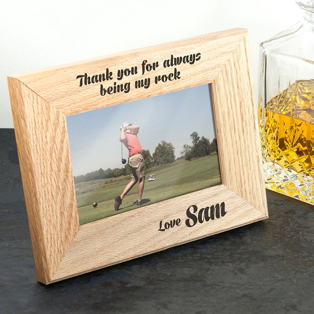 Wordsworth Collection My Rock Engraved Photo Frame