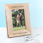 Personalised Oak Photo Frame