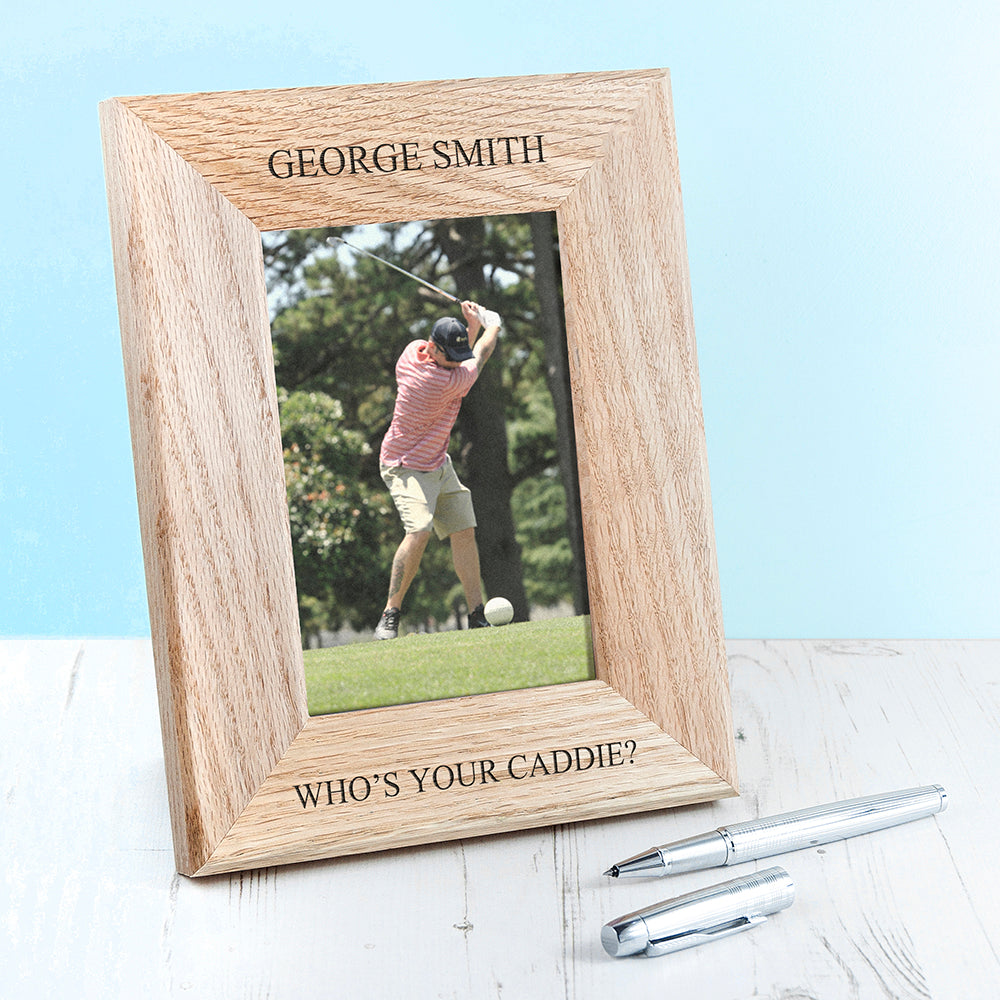 Personalised Oak Photo Frame