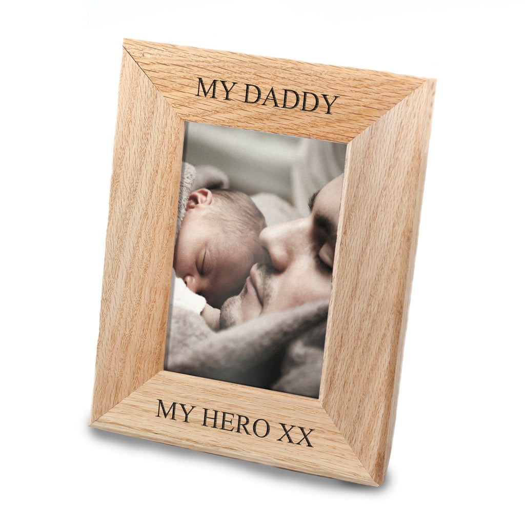 Personalised Oak Photo Frame