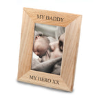Personalised Oak Photo Frame