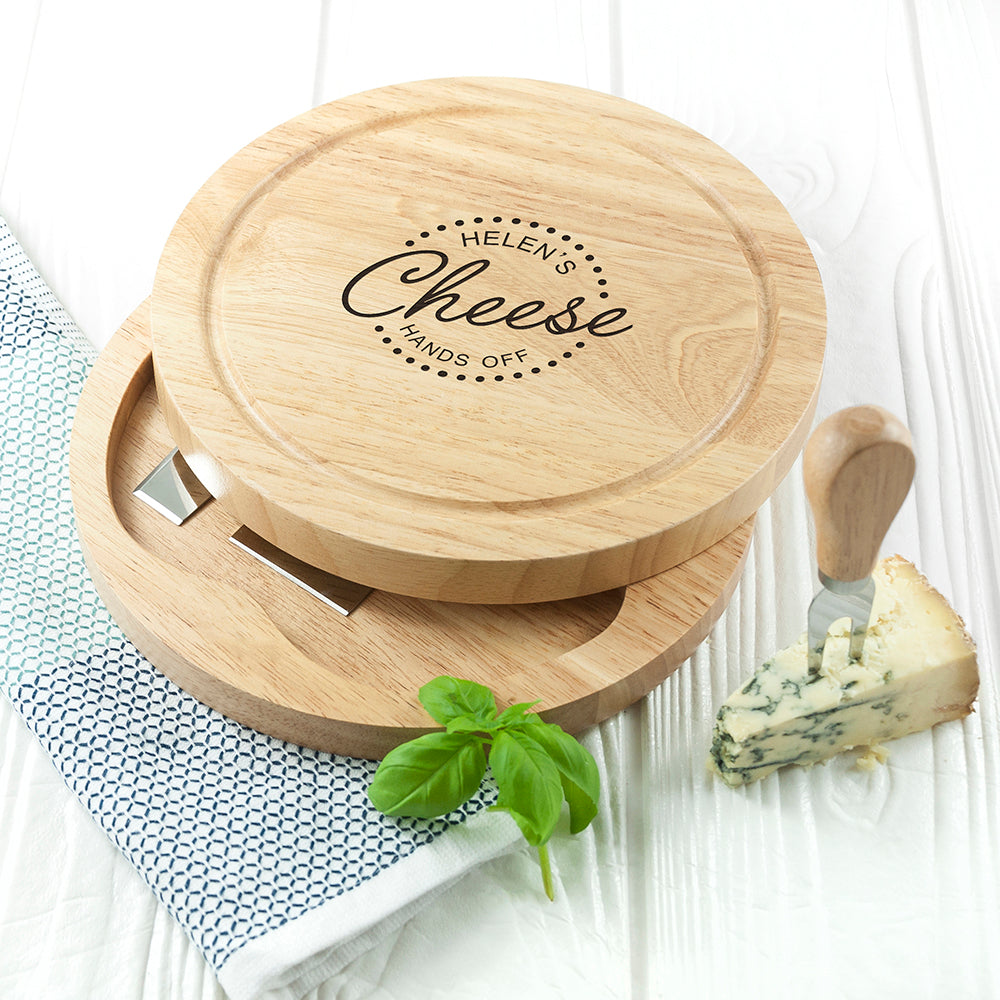 Personalised Hands Off Cheese Board Set