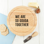 Personalised Cheese Lover Round Board Set