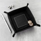 Luxury Black Personalised Valet Tray