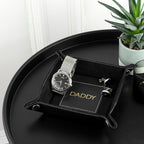 Luxury Black Personalised Valet Tray