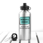 Personalised Best... Silver Water Bottle