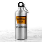 Personalised Best... Silver Water Bottle