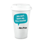 Personalised Teacher Says Travel Mug
