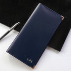 Personalised Luxury Leather Travel Wallet