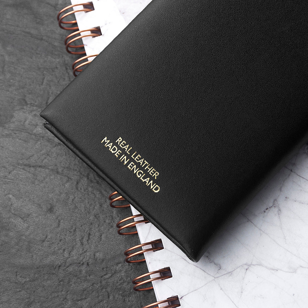 Personalised Luxury Leather Golf Notebook
