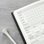 Personalised Luxury Leather Golf Notebook