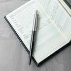 Personalised Luxury Leather Golf Notebook