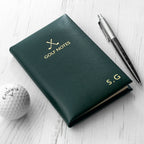 Personalised Luxury Leather Golf Notebook