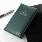 Personalised Luxury Leather Golf Notebook