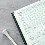 Personalised Luxury Leather Golf Notebook