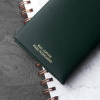 Personalised Luxury Leather Golf Notebook