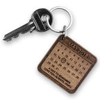 Personalised A Day To Remember Square Keyring