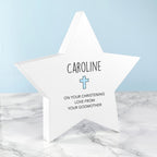Personalised Christening Star Keepsake