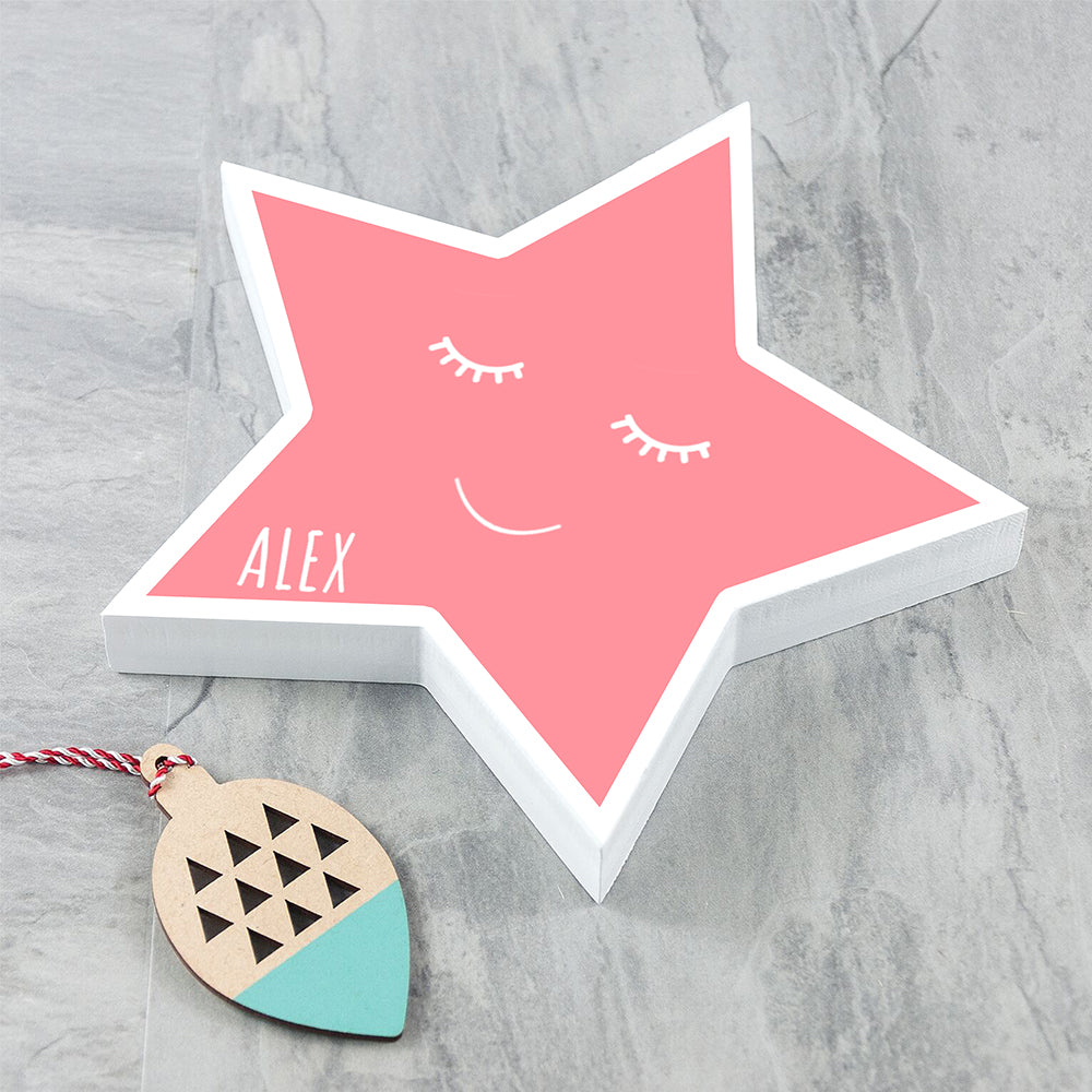 Personalised Smiling Star Keepsake