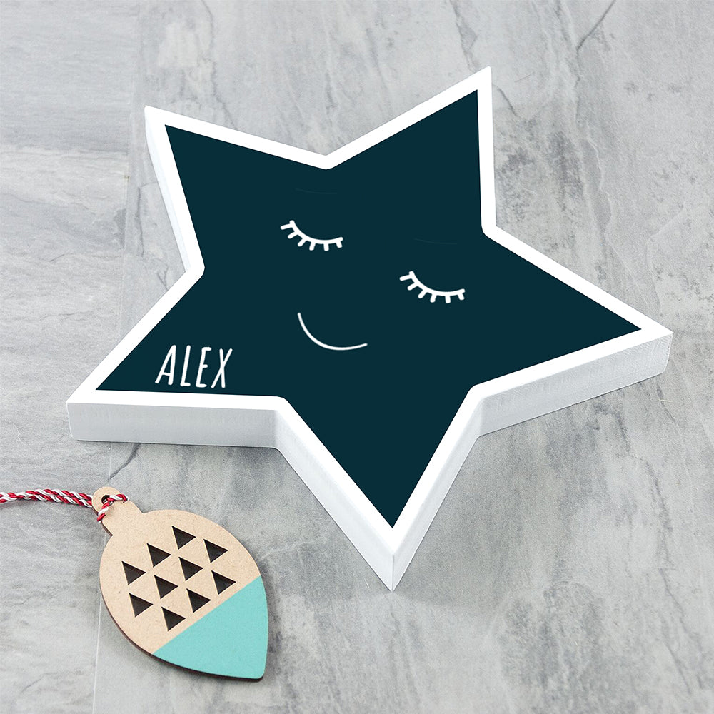 Personalised Smiling Star Keepsake