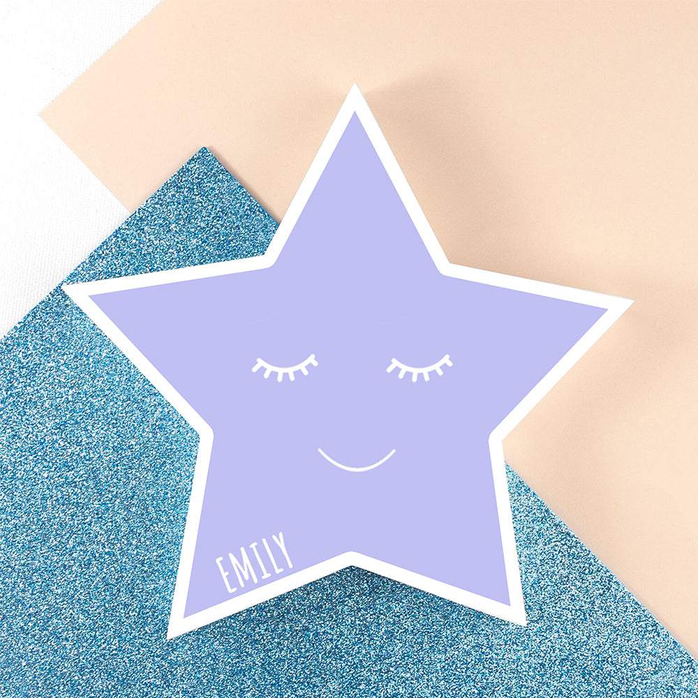 Personalised Smiling Star Keepsake