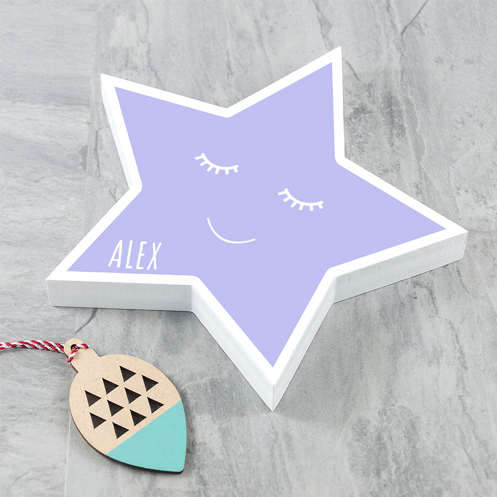 Personalised Smiling Star Keepsake