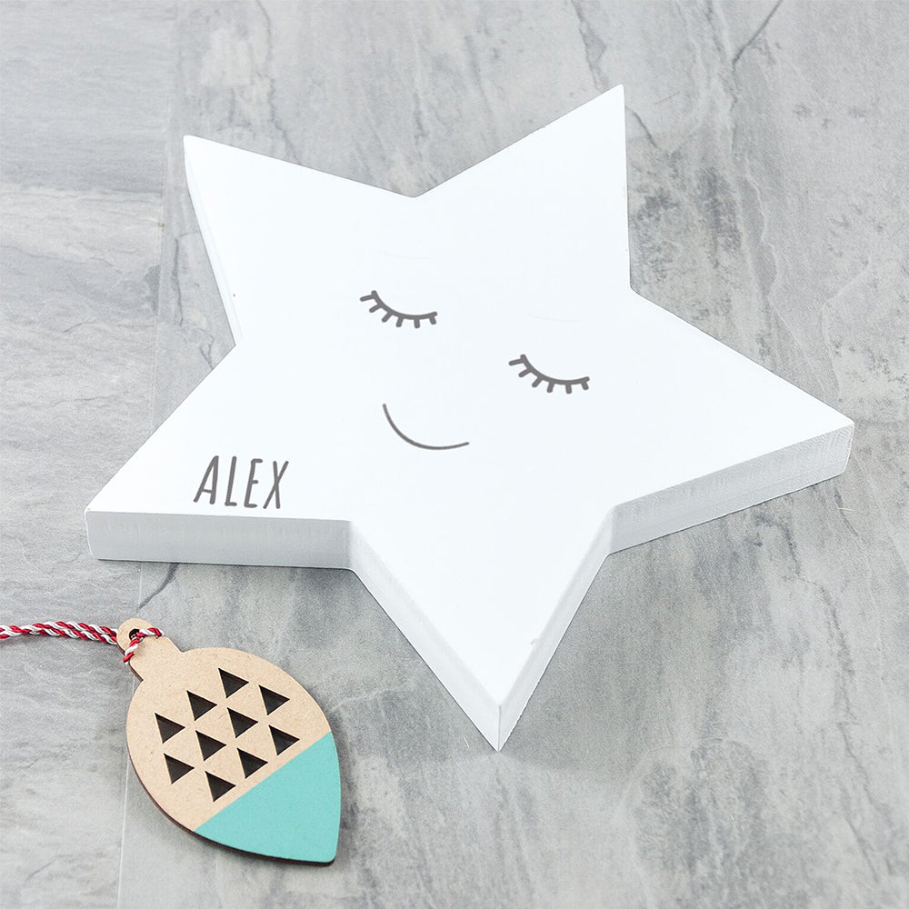 Personalised Smiling Star Keepsake