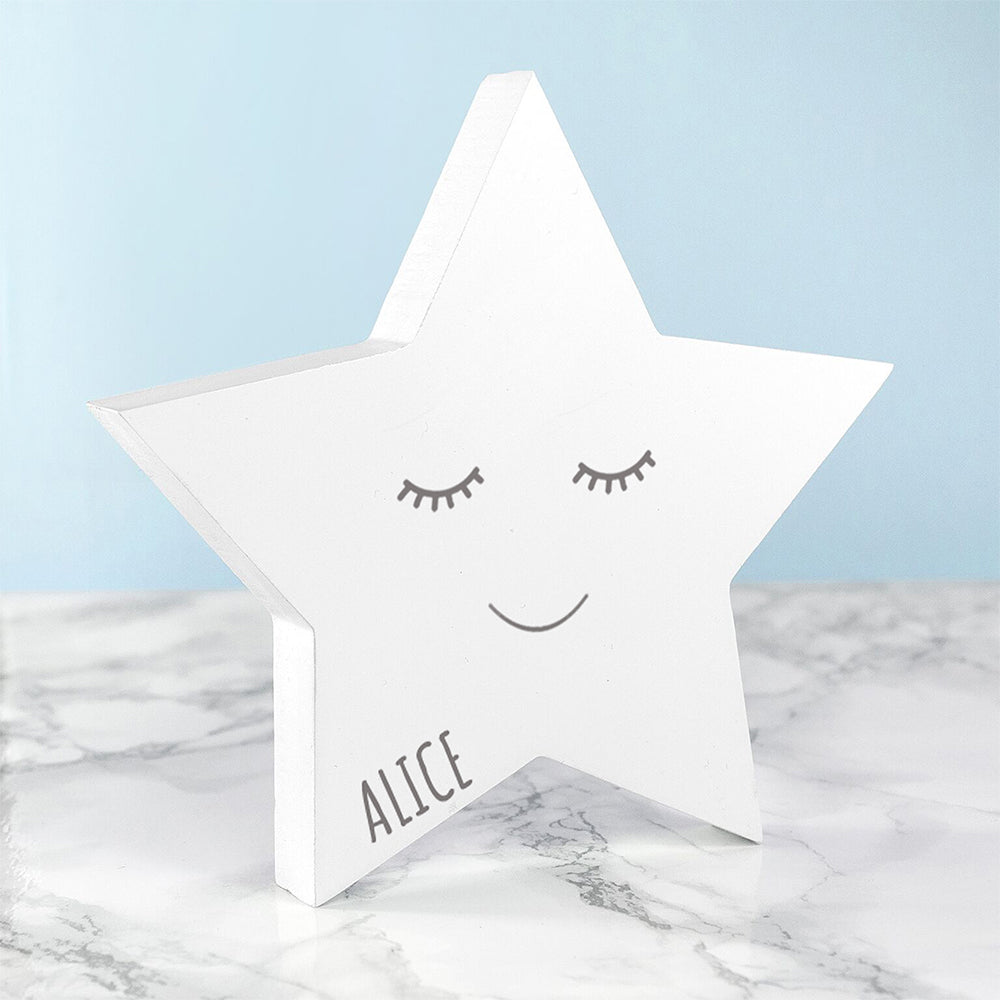Personalised Smiling Star Keepsake
