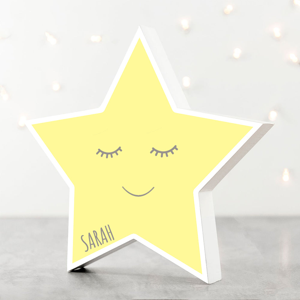 Personalised Smiling Star Keepsake