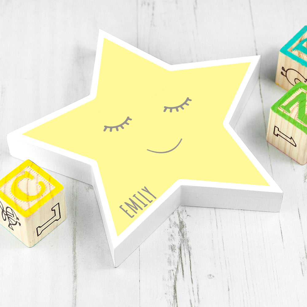 Personalised Smiling Star Keepsake