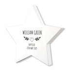 Personalised Christening Wreath Keepsake