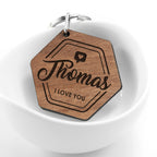 Personalised I Love You Engraved Keyring